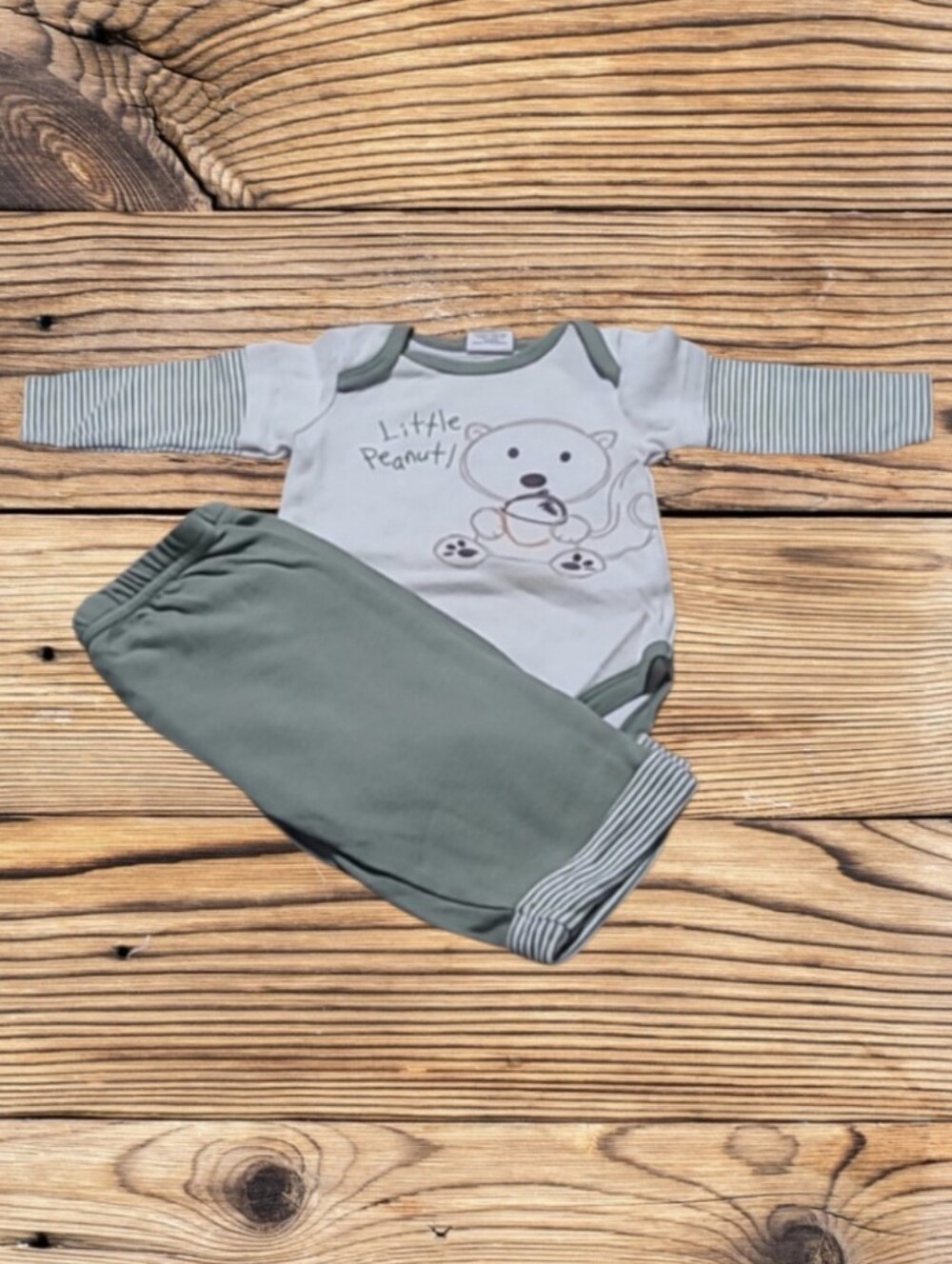 BABY BOY'S STARTING OUT SQUIRREL OUTFIT